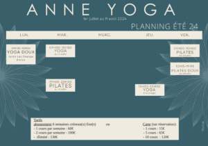 cours de yoga agde - anne yoga